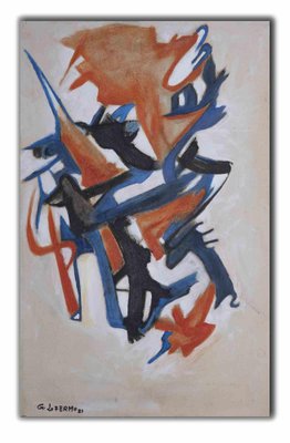 Giorgio Lo Fermo, Abstract Composition, Oil on Canvas, 2021-ZCI-1769831