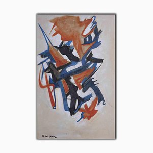 Giorgio Lo Fermo, Abstract Composition, Oil on Canvas, 2021-ZCI-1769831