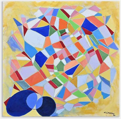 Giorgio Lo Fermo, Abstract Composition, Oil on Canvas, 2022-ZCI-1770219