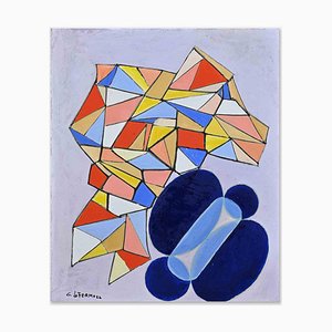 Giorgio Lo Fermo, Abstract Composition, Oil on Canvas, 2022-ZCI-1770228