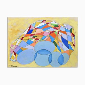 Giorgio Lo Fermo, Abstract Composition, Oil on Canvas, 2022-ZCI-1770229