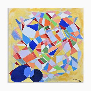 Giorgio Lo Fermo, Abstract Composition, Oil on Canvas, 2022-ZCI-1770219