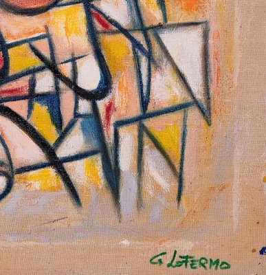 Giorgio Lo Fermo - Abstract Composition - Original Oil Paint - 2019-ZCI-870733