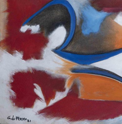 Giorgio Lo Fermo, Abstract Expression, Oil on Canvas, 2021-ZCI-1761956