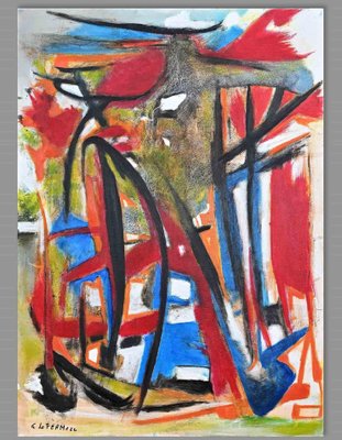 Giorgio Lo Fermo, Abstract Expression, Oil on Canvas, 2022-ZCI-1770091