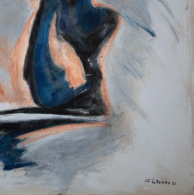 Giorgio Lo Fermo, Abstract Shape, Oil on Canvas, 2021-ZCI-937844