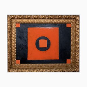 Giorgio Lo Fermo - Abstract Square - Original Oil Painting - 2018-ZCI-870766