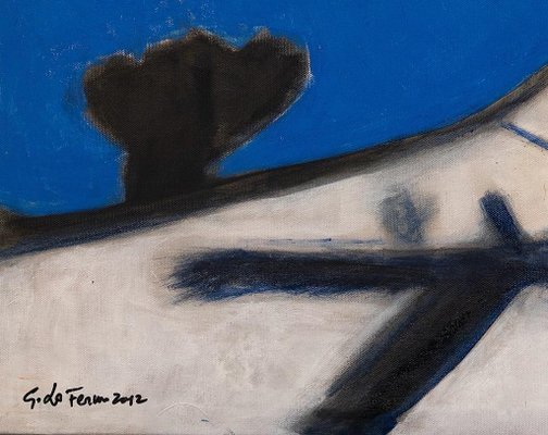 Giorgio Lo Fermo - Blue and Black - Oil Paint - 2012-ZCI-870652