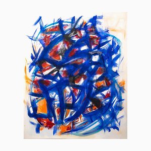 Giorgio Lo Fermo, Blue and Orange Match, Oil on Canvas, 2020-ZCI-827752