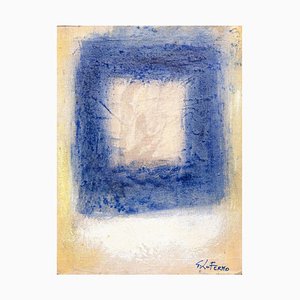 Giorgio Lo Fermo - Blue Square - Original Oil Paint - 2015-ZCI-870710