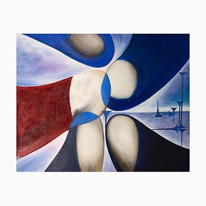 Giorgio Lo Fermo, Five Shapes, 2020, Oil Painting-ZCI-788944