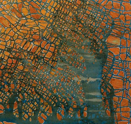 Giorgio Lo Fermo, Golden Reticulum, Oil on Canvas, 1993-ZCI-937855