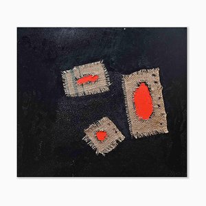 Giorgio Lo Fermo, Hommage to Burri, Oil on Canvas, 2022-ZCI-1770226