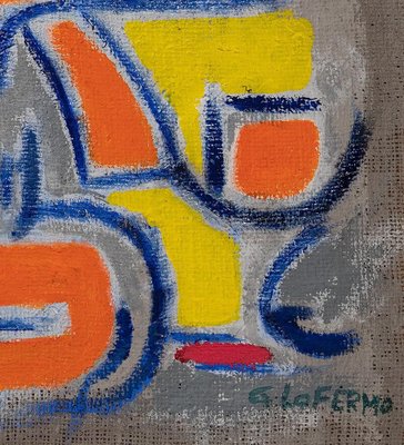 Giorgio Lo Fermo - Orange Shape - Oil Paint - 2015-ZCI-870660