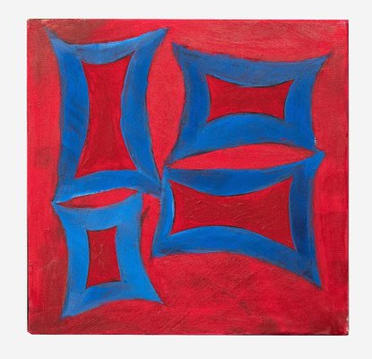 Giorgio Lo Fermo, Red Minimalism, Oil Paint, 2020-ZCI-870964