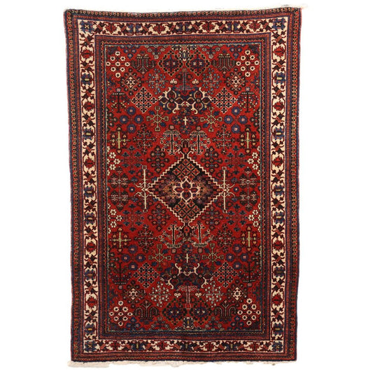 Gioshagan Rug in Cotton & Wool Thin Knot, Middle East