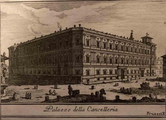 Giovanni Battista Piranesi, Palace of the Chancellery, Etching, 18th Century-ZCI-1389124