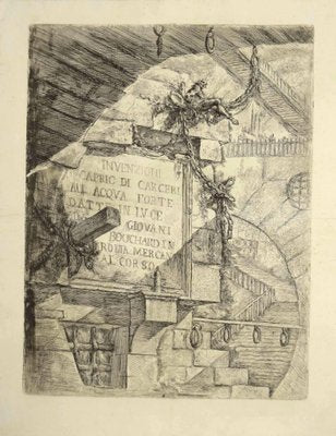 Giovanni Battista Piranesi - Prison Invention - Etching - 1749/59-ZCI-870607