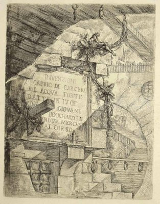 Giovanni Battista Piranesi - Prison Invention - Etching - 1749/59-ZCI-870607