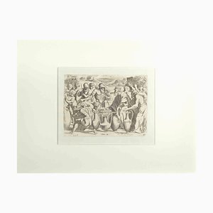 Giovanni Lanfranco, Genesis 14, Old Testament Story, Etching, 1607-ZCI-2025282