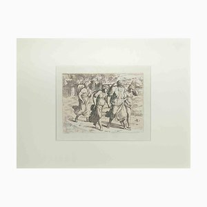 Giovanni Lanfranco, Genesis 19, Old Testament Story, Etching, 1600s-ZCI-1788460