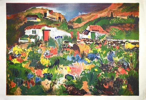 Giovanni Omiccioli, Gardens In Scilla, Original Lithograph, 1971-ZCI-889833