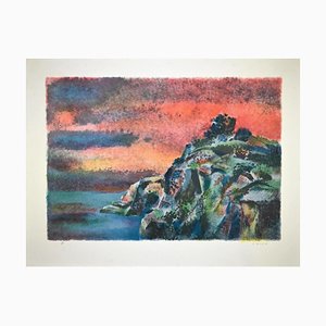 Giovanni Omiccioli, Landscape, Original Lithograph, 1971-ZCI-889831