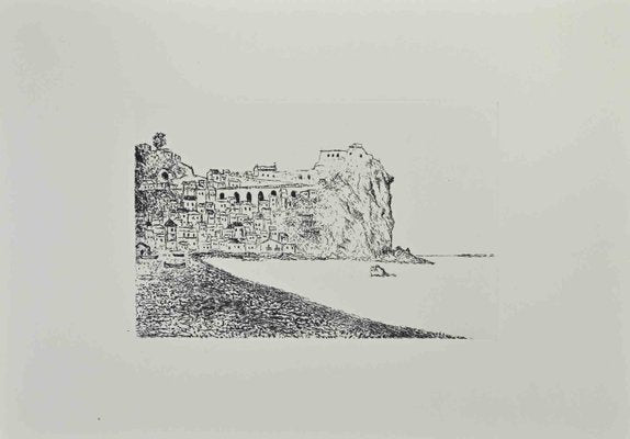 Giovanni Omiccioli, Seascape, Etching, 1970s-ZCI-2032743