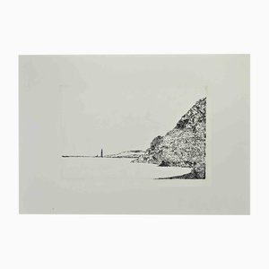 Giovanni Omiccioli, Seascape, Etching, 1970s-ZCI-2032740