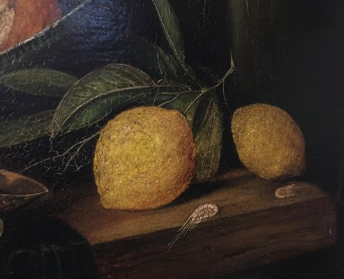 Giovanni Perna, Still Life Painting, Dutch School, Italy, Oil on Canvas, Framed-YUW-1299336