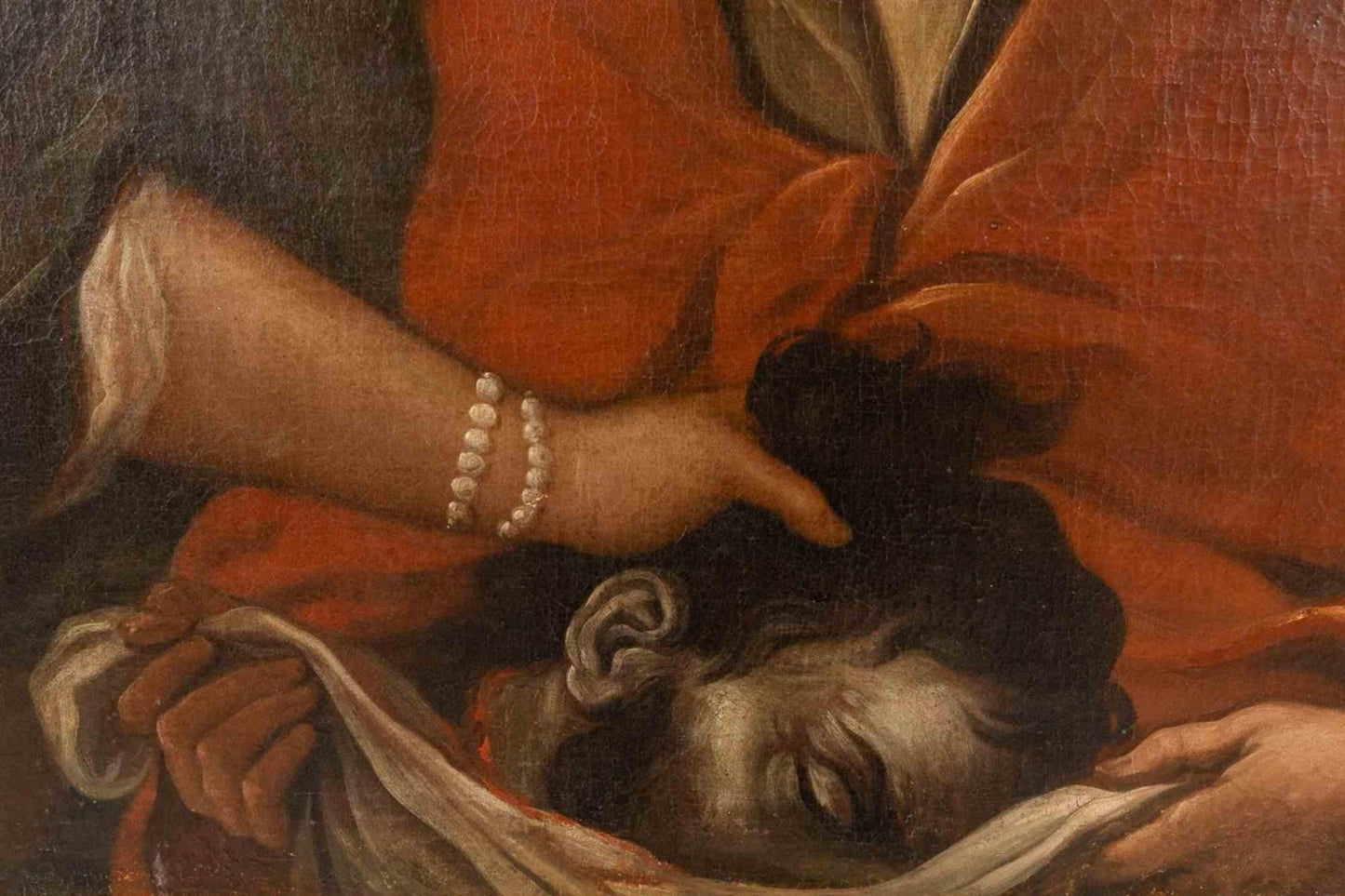 Giovanni Raffaele Badaracco, Judith Beheading Holoferne, Oil Painting, Late 17th Century