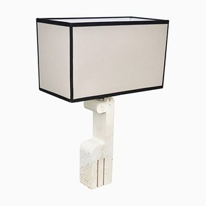 Giraffe Table Lamp in Travertine by Fratelli Mannelli, Italy, 1970s-LYQ-1188671