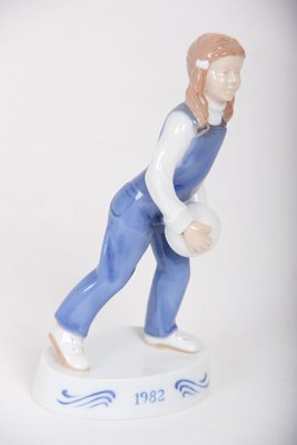 Girl Figurine by Søren Brunoe for Bing & Grondahl, 1982-DQ-864249