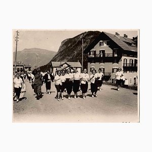 Girl in Mountains on School Holiday, Vintage Photograph, 1930s-ZCI-991564