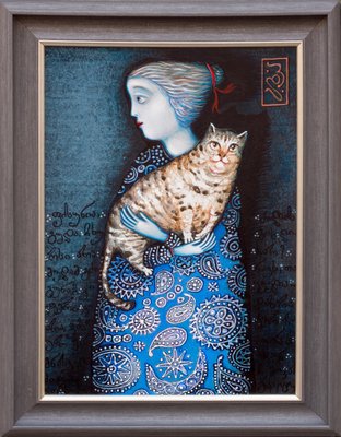 Girl with a Cat, 2020-CHG-916573