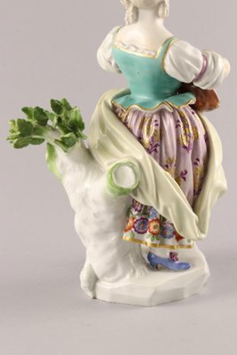 Girl with a Lute in Ceramic, 19th Century-WMV-1168912