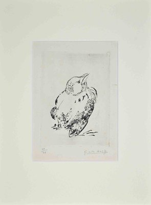 Giselle Halff, Bird, Original Etching and Aquatint, Mid-20th-Century-ZCI-1216707