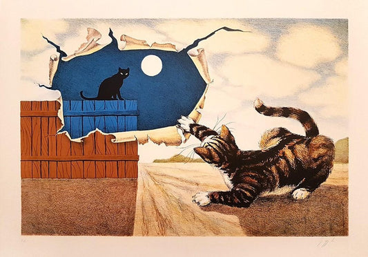 Giuliano Giuggioli, Day and Night, Lithograph, 1980