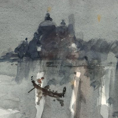 Giulio Falzoni, Venice, Watercolor on Paper-VMM-2026037