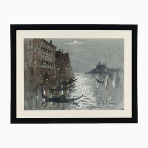 Giulio Falzoni, Venice, Watercolor on Paper-VMM-2026037