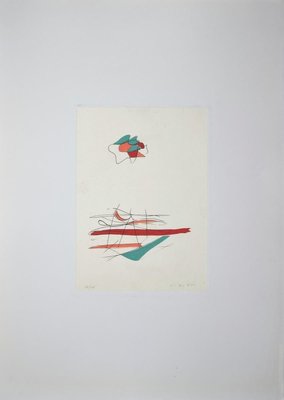 Giulio Turcato, Abstract Composition, Lithograph, 1970s-ZCI-884304