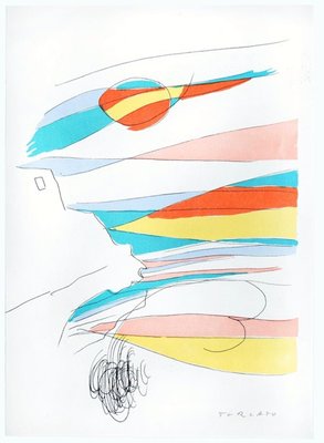 Giulio Turcato, Untitled, Lithograph, 1970s-ZCI-1760839