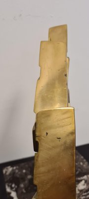 Giuseppe Banfi, Abstract Sculpture, 1988, Brass & Marble-RPW-1798886