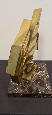 Giuseppe Banfi, Abstract Sculpture, 1988, Brass & Marble-RPW-1798886