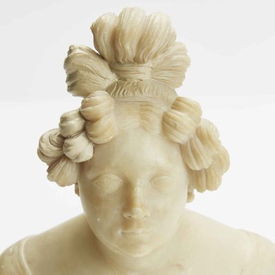 Giuseppe Benassai, Busts, 1834, Alabaster Statues, Set of 2-TBU-2024768