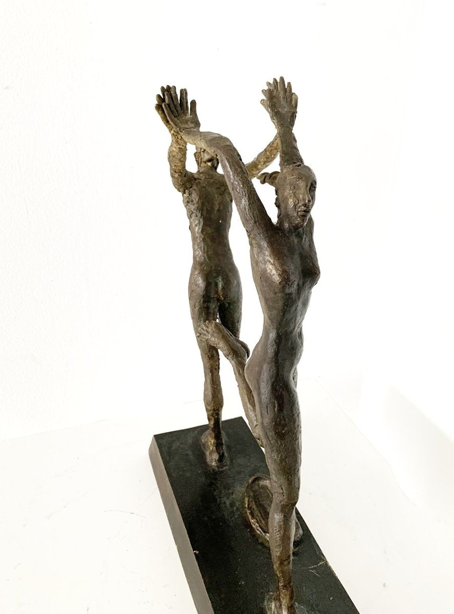 Giuseppe Del Debbio, Dancing Together, Bronze Sculpture