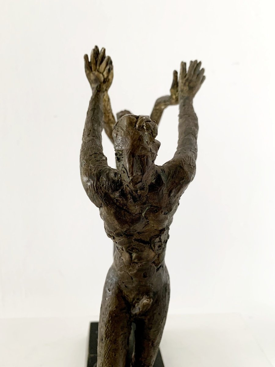 Giuseppe Del Debbio, Dancing Together, Bronze Sculpture