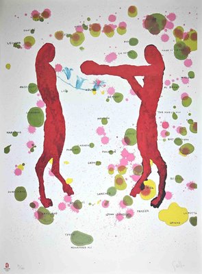 Giuseppe Gallo, Boxers, Original Lithograph, 2008-ZCI-964236