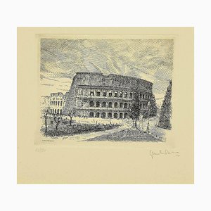 Giuseppe Malandrino - Colosseum - Original Etching - 1970s-ZCI-869619