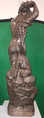 Giuseppe Salvi, Odalisque, Silver-Plated Bronze Sculpture, 1886-ZCI-1378921